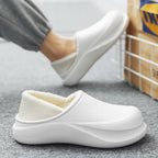 2025 New Men's Slippers - Warm, Thick Soles, Anti-Slip Design, Extra Soft and Comfortable, Wear-resistant Indoor Shoes