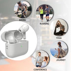 Wireless Headphones - for sports. Stereo sound, high-fidelity stereo music and microphone. Low-latency headphones.