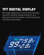 160W Power Bank 30000mah TFT Digital Display PD100W PD QC SCP PD80W+PD80W Laptop Phone Earphone Portable Two Way Fast Charging