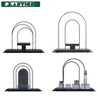 2022 New Style Counter acrylic Cylinder Cosmetic Skincare display stand Makeup Displays