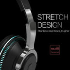 Wireless Bluetooth Headphones Hi-Res Audio Over The Earphone Bluetooth 5.3 Wired Dual-mode Headset with Microphone AUX Cable
