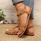 Women Wedge Sandals Soft Bottom Low Heels Sexy Woman Non-slip Shoes Summer Footwear Bohemia Style Summer Platform Sandals Women