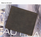 Men Wallet PU Business Foldable Wallet Luxury Billfold Slim Hipster Credit Card Holders Inserts Coin Purses Vintage Walltes