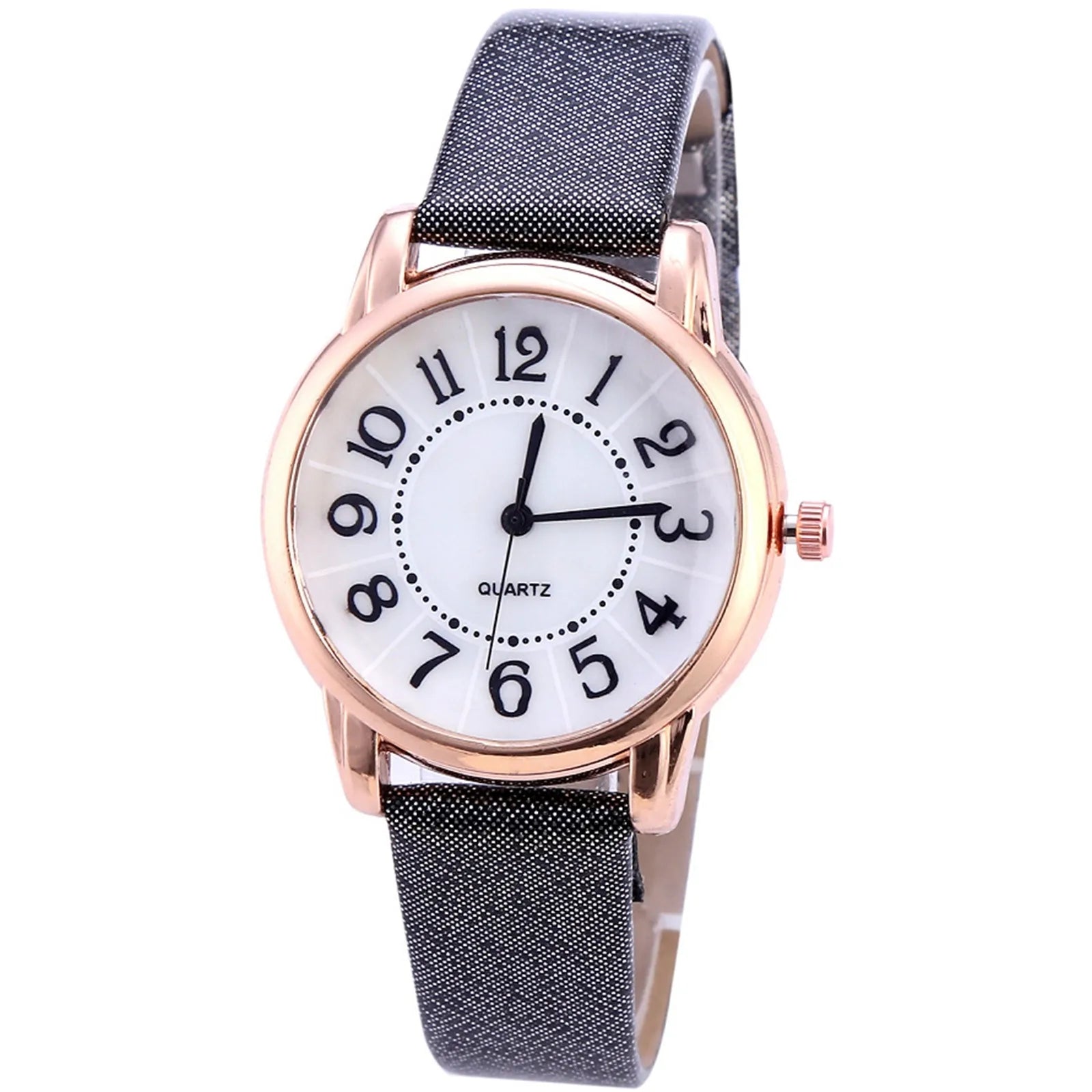 Women's Watch Quartz Dial Digital Watch Frosted Leather Strap Ladies And Girls' Watch Female Casual Ladies Watches женские часы