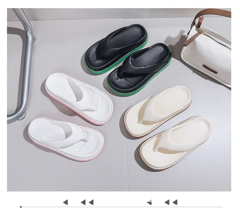 Woman flip flops Popular Design Shoes  trend Casual Platform Sandals non-slip Outdoor slippers Unique features Flat sandals