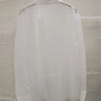 Mens Shirt Perspective Sexy  Large Print Long Sleeved Loose Casual Floral Shirt for Men