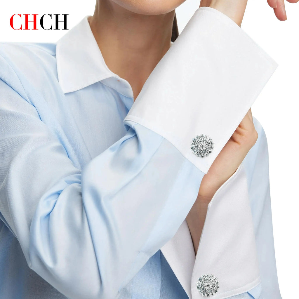 Simple New Women's Shirt Splicing Design Embroidery Flowers Elegant and Versatile Spring and Summer Striped Women's Tops