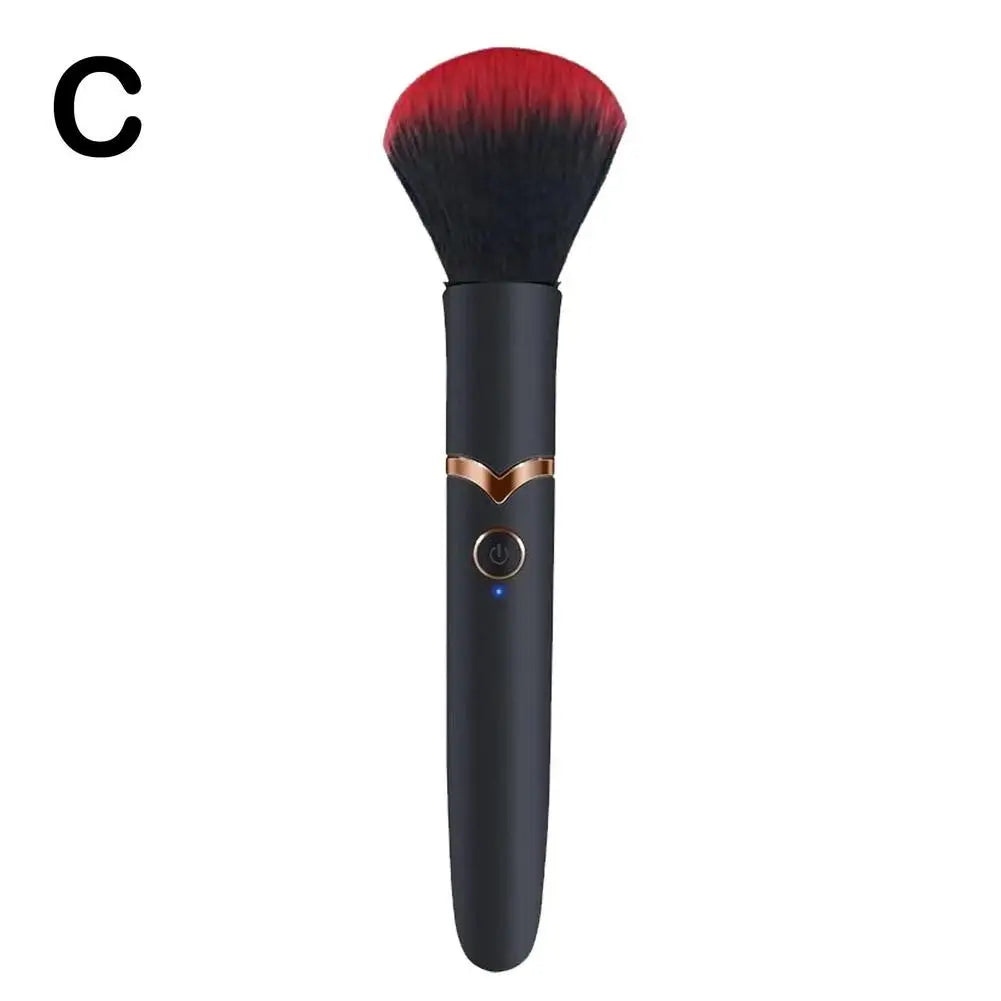 Electric Cosmetic Brush Foundation Blush Loose Powder Brush Tools Multifunctional Vibration Rechargeable Facial Makeup Brushes