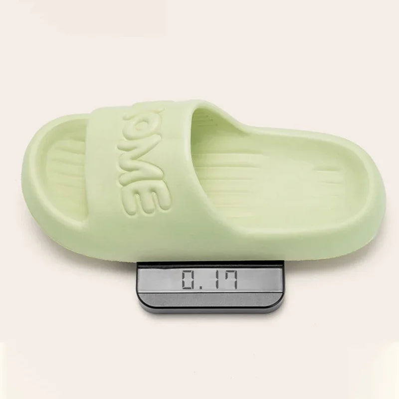 Slippers Woman  Cute Home Bear 2025 Summer Beach Slides Indoor Soft Sole Non Slip Eva Sandals Men Male Flip Flops Shower Shoes