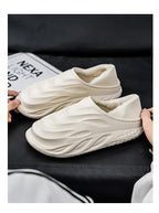 Slippers for Men Add Velvet Heel Covering Non-Slip Wear-resistant Waterproof Couple Women Home Shoes Shoes for Men Warm New