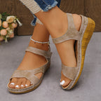 Women Sandals Casual Summer Lightweight Shoes Woman 2025 Summer Low Heels Comfortable Wedges Sandals Women Sandalias De Mujer