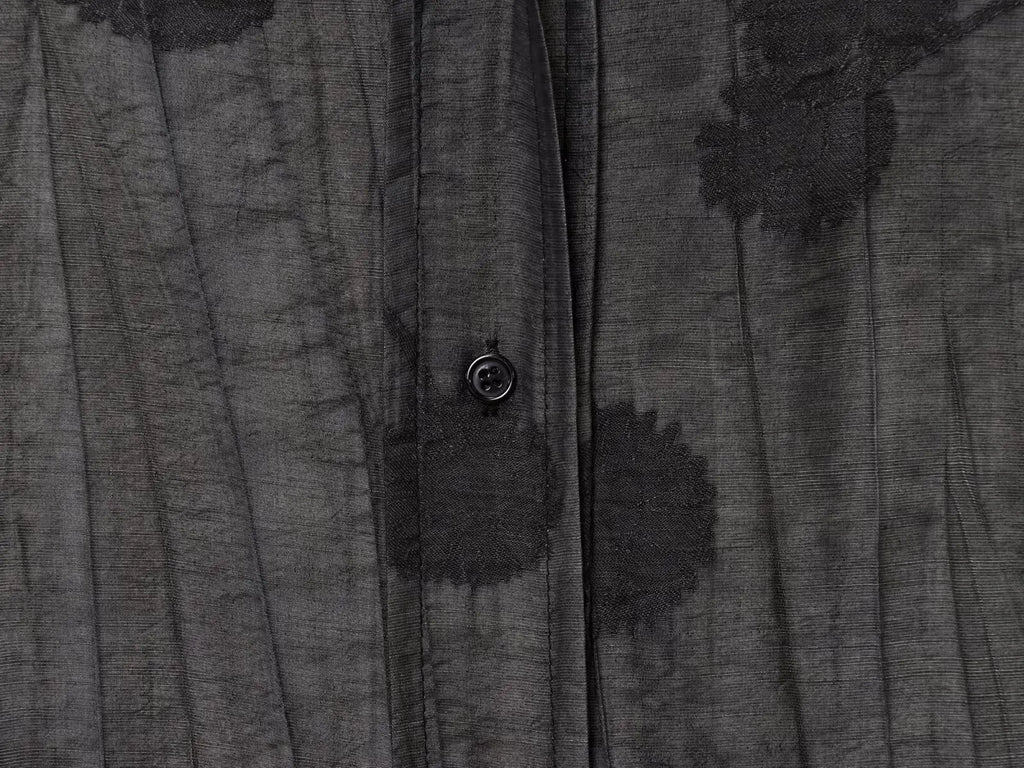 Women Print Long Pants Sets For Women Lapel Half Sleeve Single Breasted Shirts + High Waist Lace-Up Wide Leg Pants