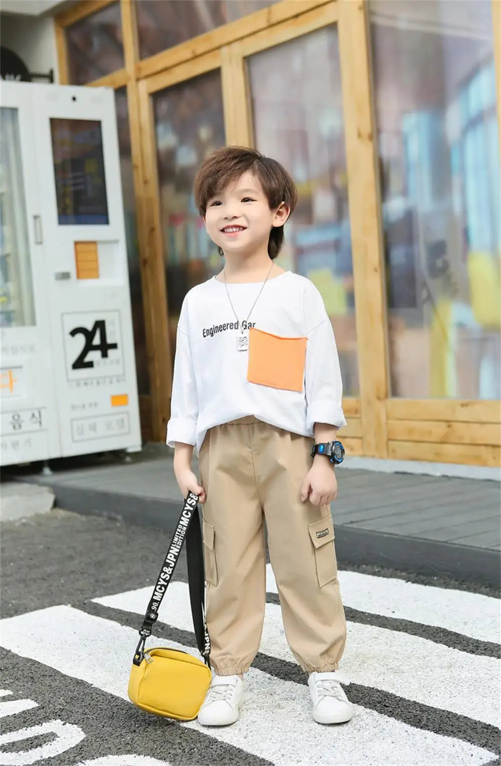 Pants Casual Pants For Boys And Girls Fashion Cargo Pants New Versatile Long Pants Sweatpants 1-10 Years Old