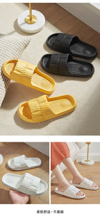 Women's Summer Slippers - Non-Slip Bathroom Sandals for Indoor/Outdoor, Soft Sole Cute House Slides for Couples & Men