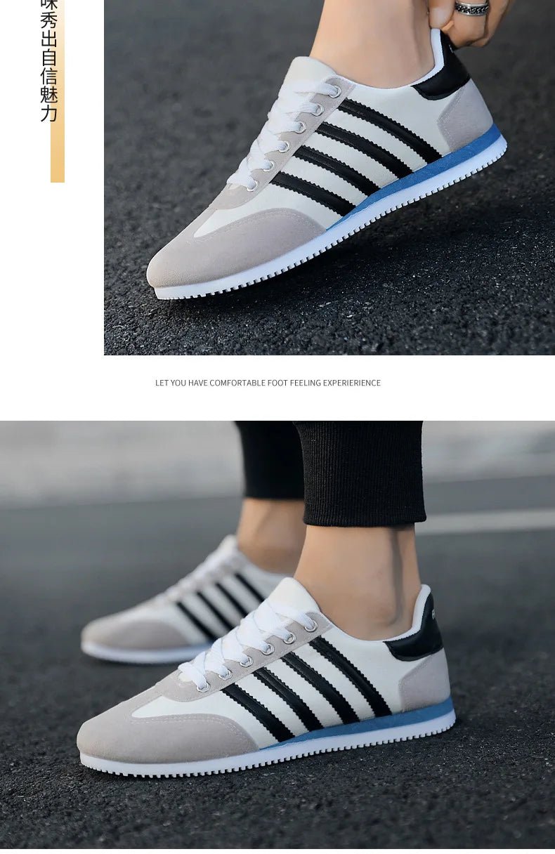 Men's Shoes Trend Casual Shoes for Men Breathable Flat Shoes Outdoor Fitness Free Sports Male Shoes Comfortable Vulcanized Shoes