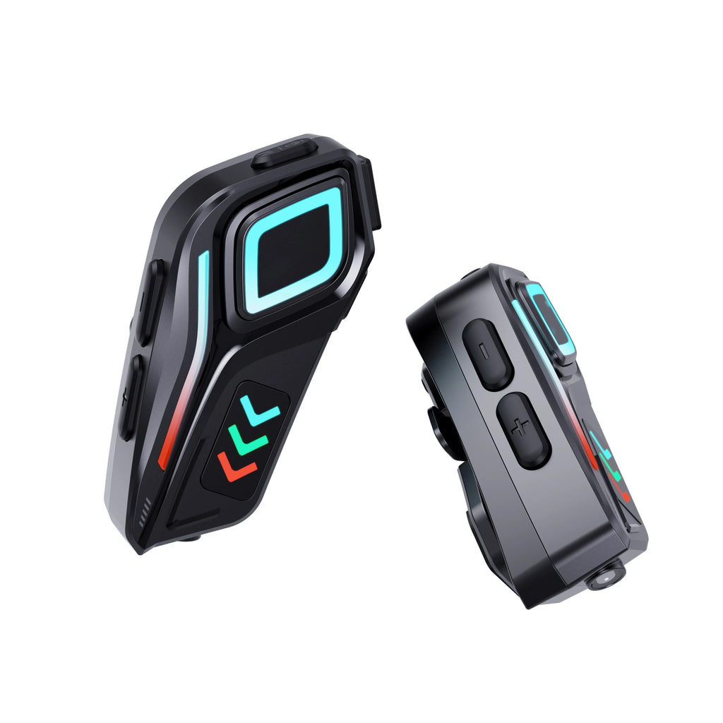 Hands-Free Music Riding Waterproof Noise Cancelling Bluetooth Motorcycle Intercom Helmet Headset