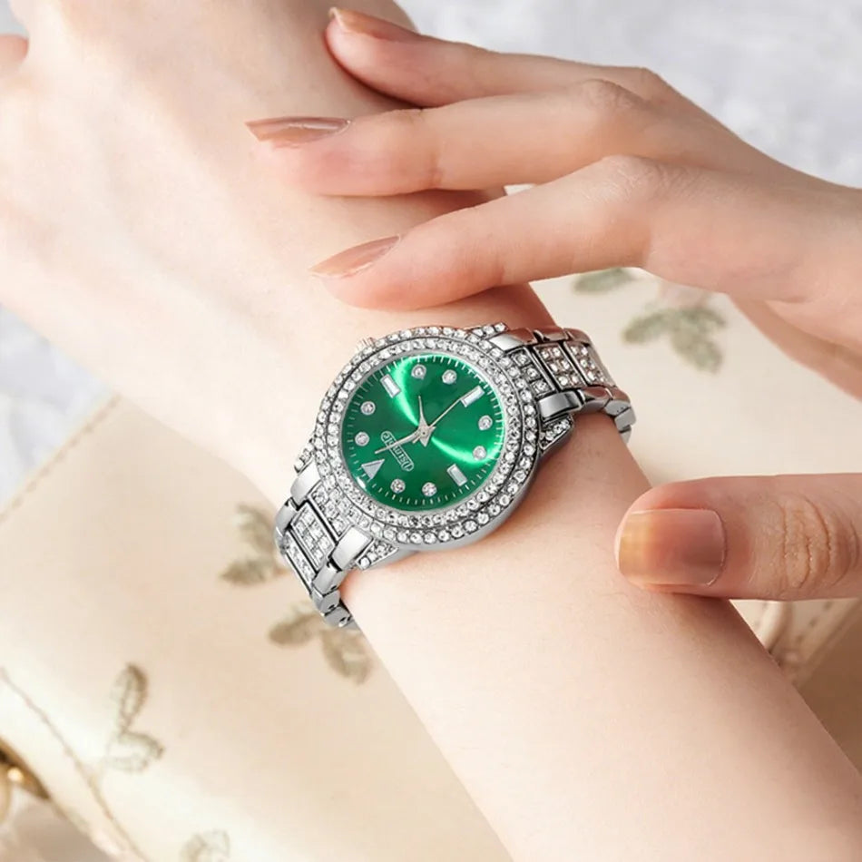 Couple Watches, 2-Piece Set Luxury Watch Set Classic Minimalist Large Dial Casual Versatile Quartz Watch Combo Set Holiday Gift