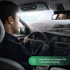 Car Handsfree Phone 4.1+EDR Wireless Bluetooth Compatible Handsfree Car Kit MP3 Music Player USB Power Audio Receiver Visor Clip