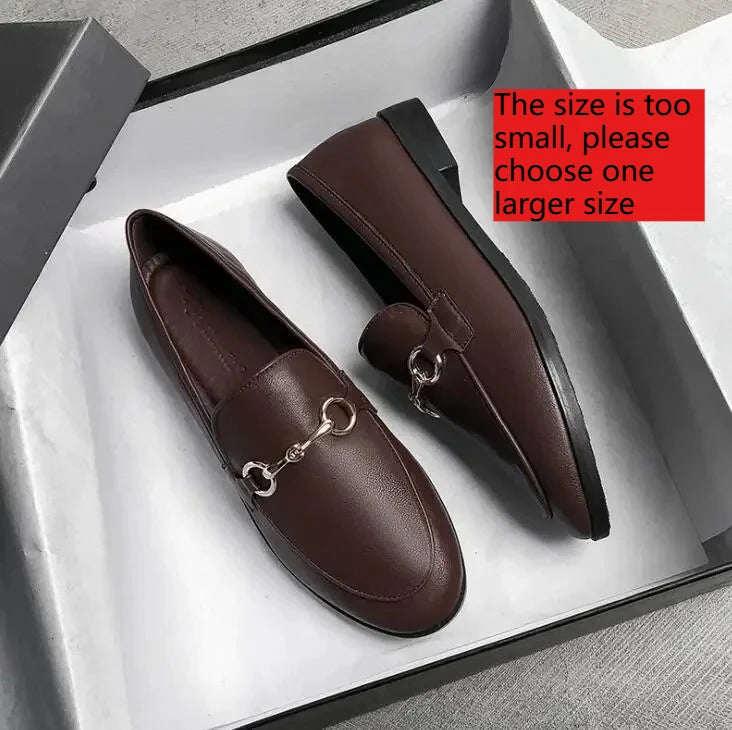 Womens Shoes Flats Loafers Ladies Fashion Leather Brand Sneakers Womens Designer Flat Ladies Shoes Woman Luxury Female Footwear