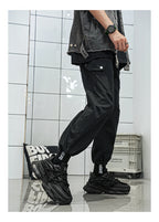 Fashion Shoes For Men White Sneakers Male Platform Walking Shoes Punk Lace Up Outdoor Men’s Outdoor Breathable Sneakers