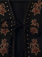 Women Fashion Embroidery Vest Suede Texture V-neck Waistcoat Sleeveless High Street 2025 New Vests Coat Female Tank Top