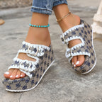 Women Slippers 2025 New Hot Summer Fashion Women Shoes Banquet Party Beach Sandals Sexy Platform Woman Slippers Slides Women