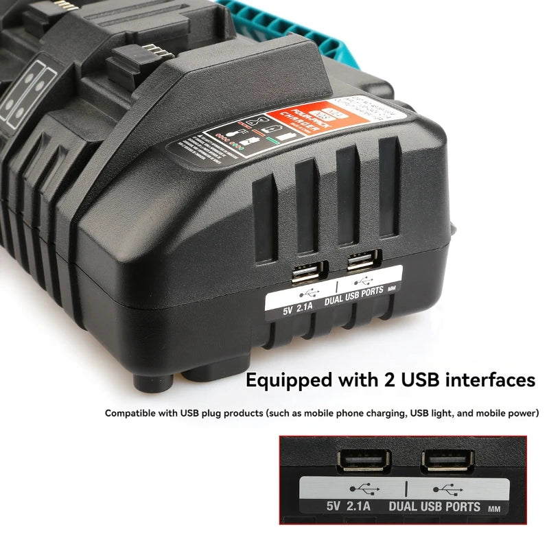 Four Port Battery Charger 3a Charging Current Replacement Batterys Chargers