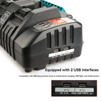 Four Port Battery Charger 3a Charging Current Replacement Batterys Chargers