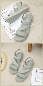 Sports Sandals for Women's 2025 Summer New Casual Sandal for Womens Large Thick Bottom Beach Sandals Platform Shoes Women