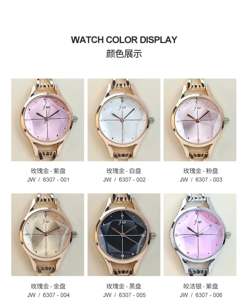 Women's Watches Elegant Woman Watch Quartz Gifts for Women Luxury Fashion Stainless Steel Alloy Women's Wristwatch Accessories