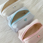 Fashion Makeup Case Elegant Sweet Floral Cosmetic Lipstick Bag Portable Large Capacity Travel Organizer Cosmetic Toiletry Pouch