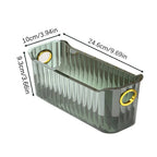 Desktop Cosmetics Storage Box Dust-proof Makeup Organizer Cotton Pads Bathroom Jewelry Container Sundries Drawer