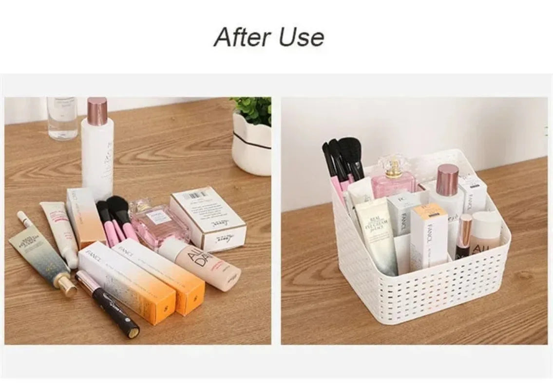Makeup Organizer Box For Cosmetics Desk Office Storage Skincare Case Lipstick Case Sundries Jewelry Organizer Box