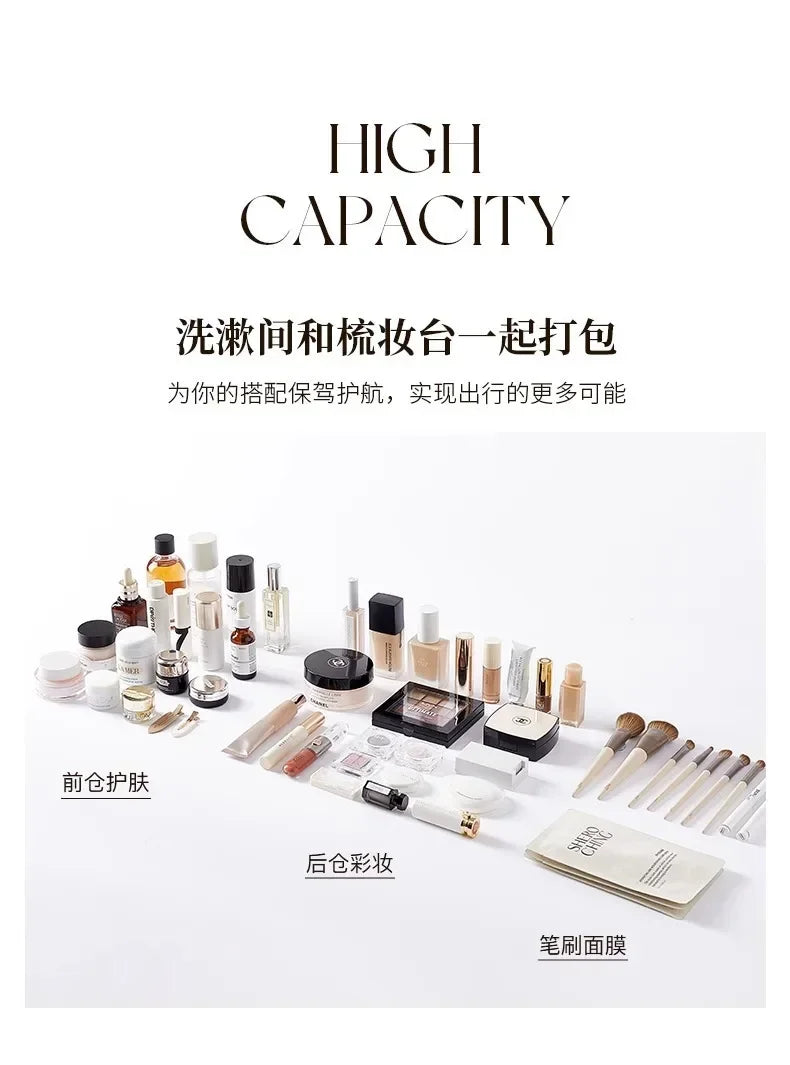 Cosmetic bag  new high-end exquisite portable travel portable toiletry bag large capacity cosmetics storage bag women handbags