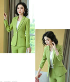Pant 2 Piece Outfit 2025 Summer Womens Matching Sets Pants Elegant High Quality Blazer Suit Set Of Two Fashion Pieces For Women