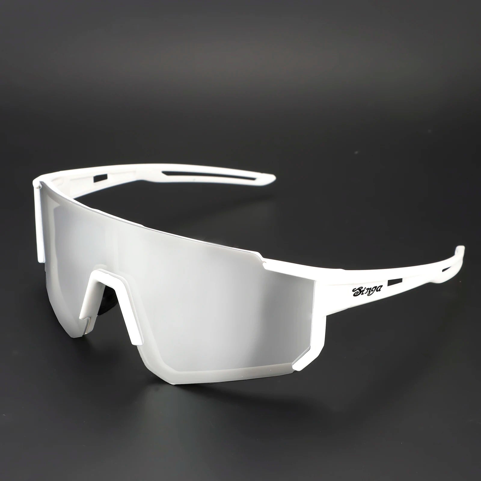 Cycling sunglasses Bike Eyewear Sports Dark Glasses Cycling Glasses Black Polarized Lens Eyepieces Outdoor Bicycle Goggles