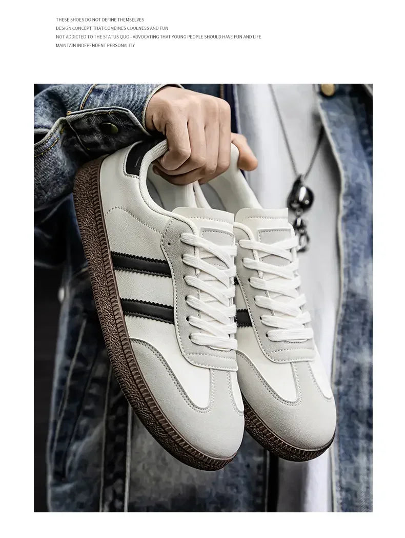 Men's Shoes 2025 Trend Casual Sneakers Comfortable Lace-up Flats Tennis Shoes Breathable Comfortable Walking Joggingshoes