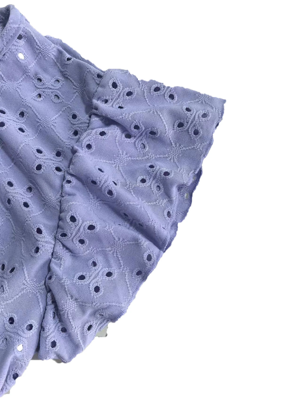 Women's elegant white crochet top