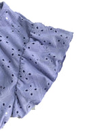 Women's elegant white crochet top