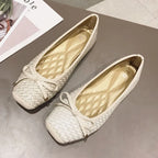 Fashion Flats for Women Boat Shoes Women Flats Elegant Office Ladies Shoes Soft Comfortable Big Size 41 A2272
