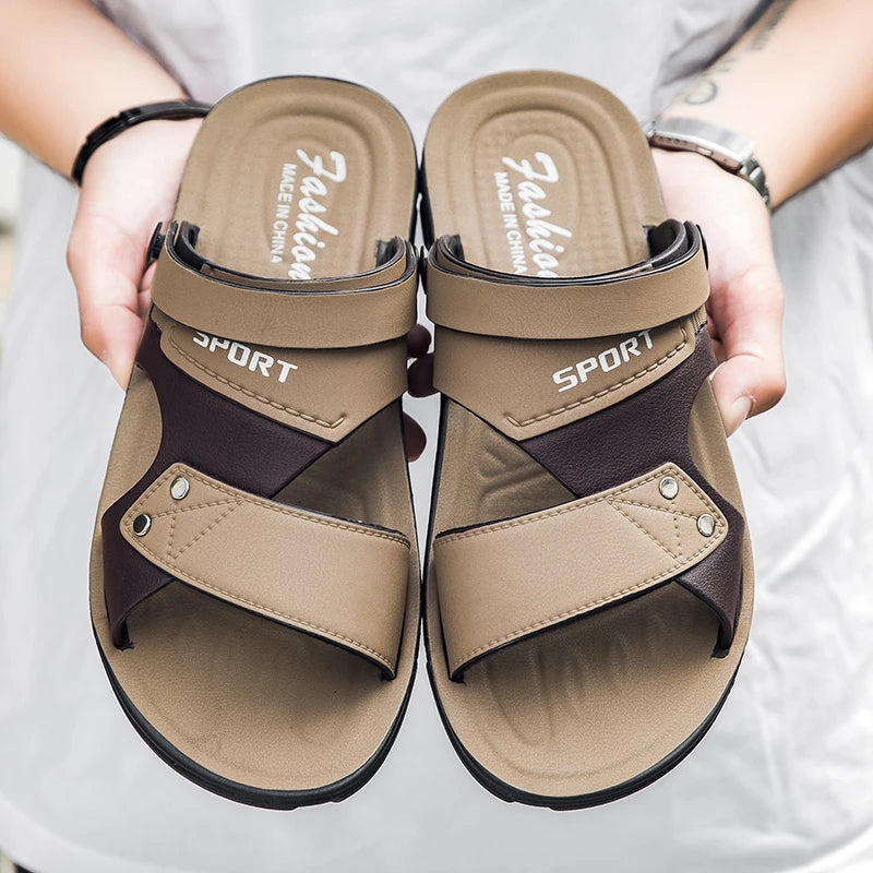Hot Sale Men Sandals Casual Shoes Outdoor Walking Sandals for Men Beach Shoes Men slippers Open Toe Flat