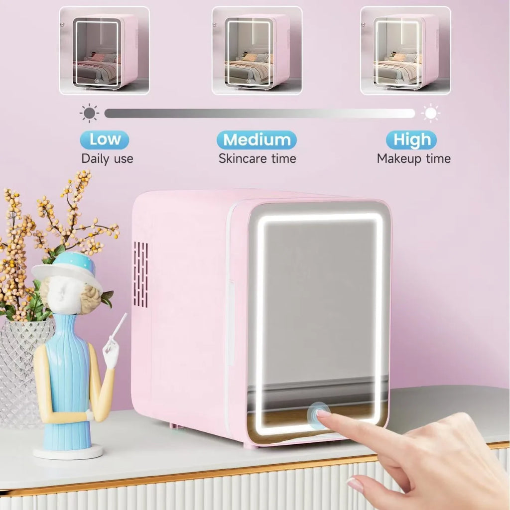 4L Beauty refrigerator Cosmetics Mini portable built-in light car
