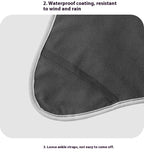 Winter Large Dog Jacket Waterproof Windproof Warm Fleece Lined Adjustable All-Weather Outdoor Pet Coat for Big Breed