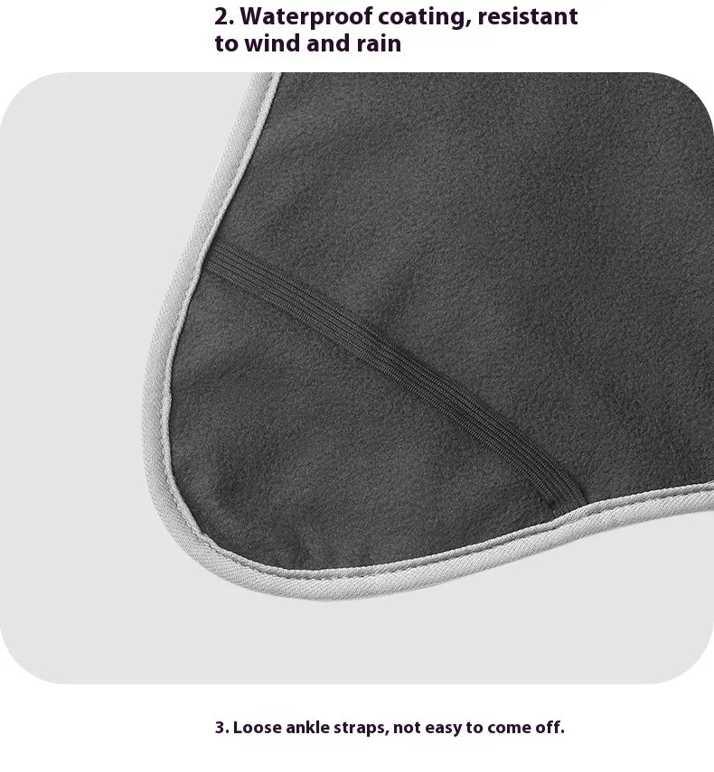 Winter Large Dog Jacket Waterproof Windproof Warm Fleece Lined Adjustable All-Weather Outdoor Pet Coat for Big Breed