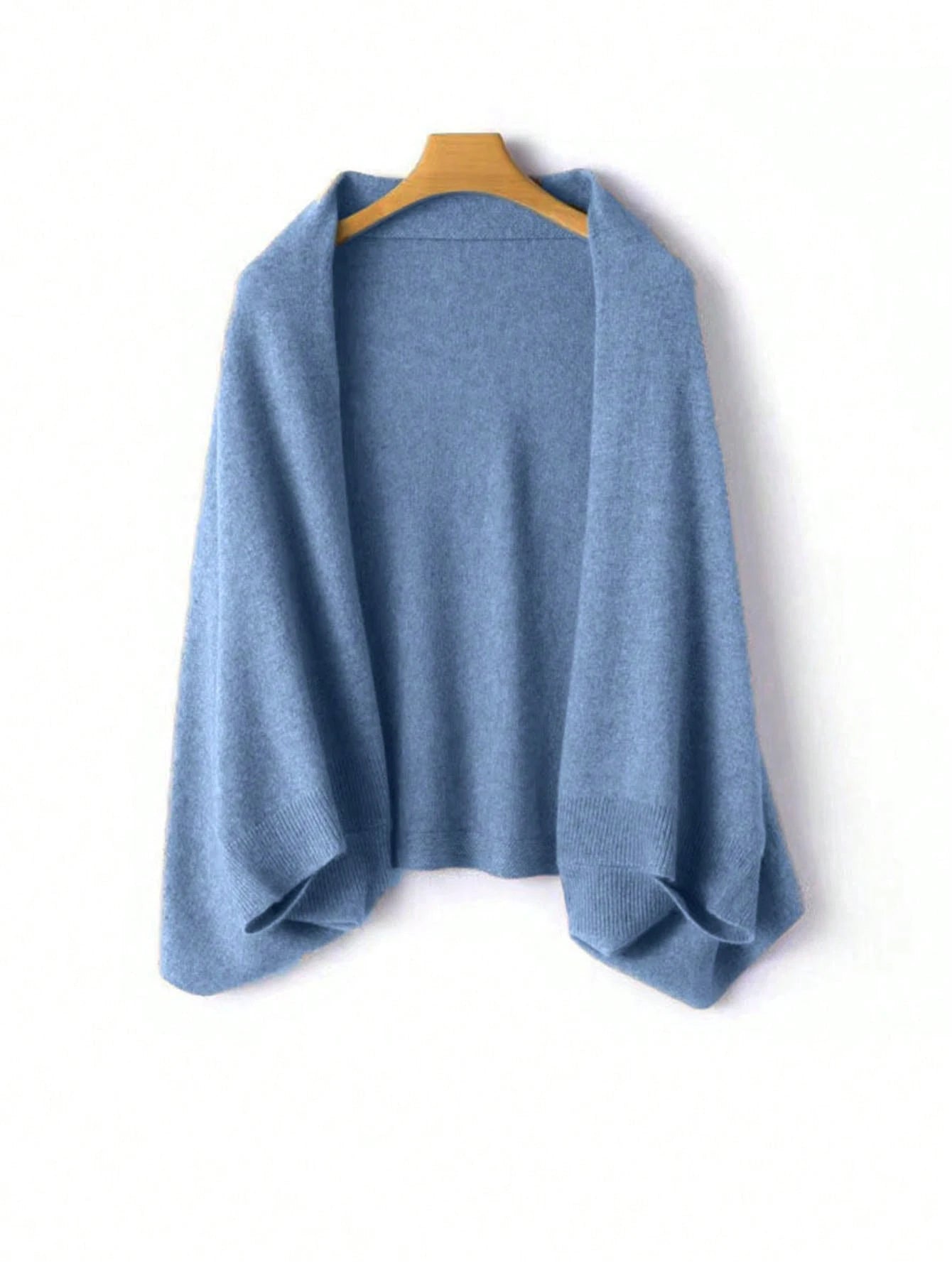 100%Wool Women's Knitted Shawl Scarf Soft Warm Knitwear Cardigan Cloak Wraps Shoulder Neck Protect Pashmina Scarves Dual Use