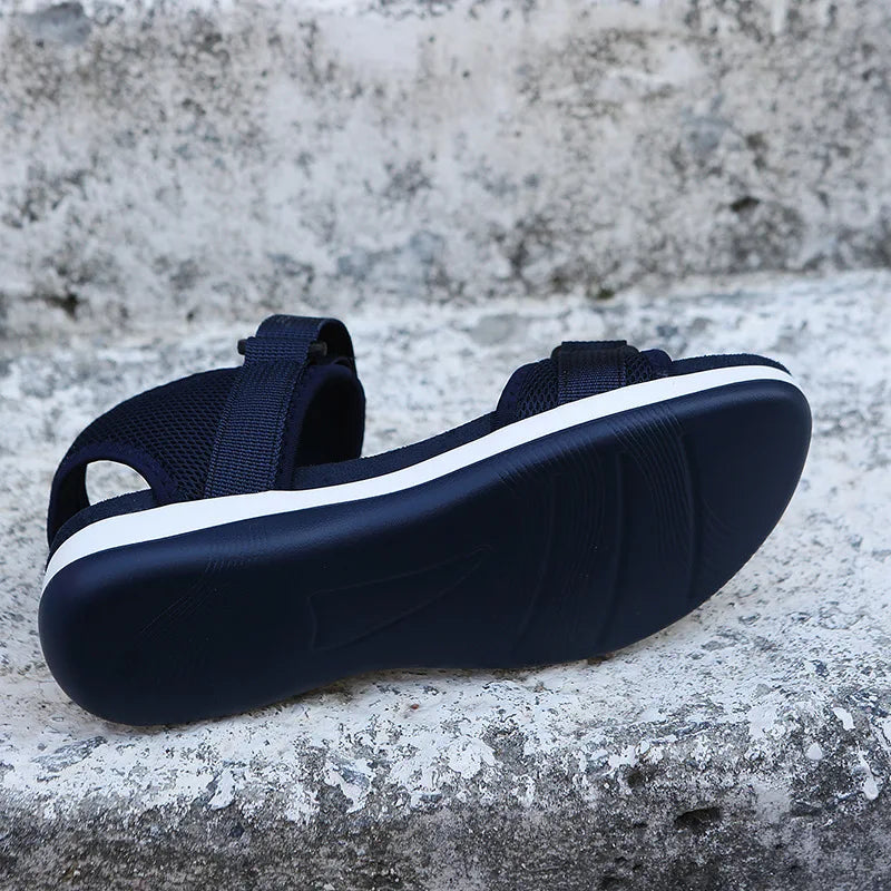 Flats Women Sport Sandals Summer Casual Shoes 2025 New Fashion Slippers Mesh Walking Running Beach Shoes Trend Femme Zapatos