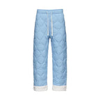 Winter Down Pants Men's Trendy Ski Waterproof Thick Fleece Warm Straight Cotton Trousers Women's Casual Cold-proof Padded Pants