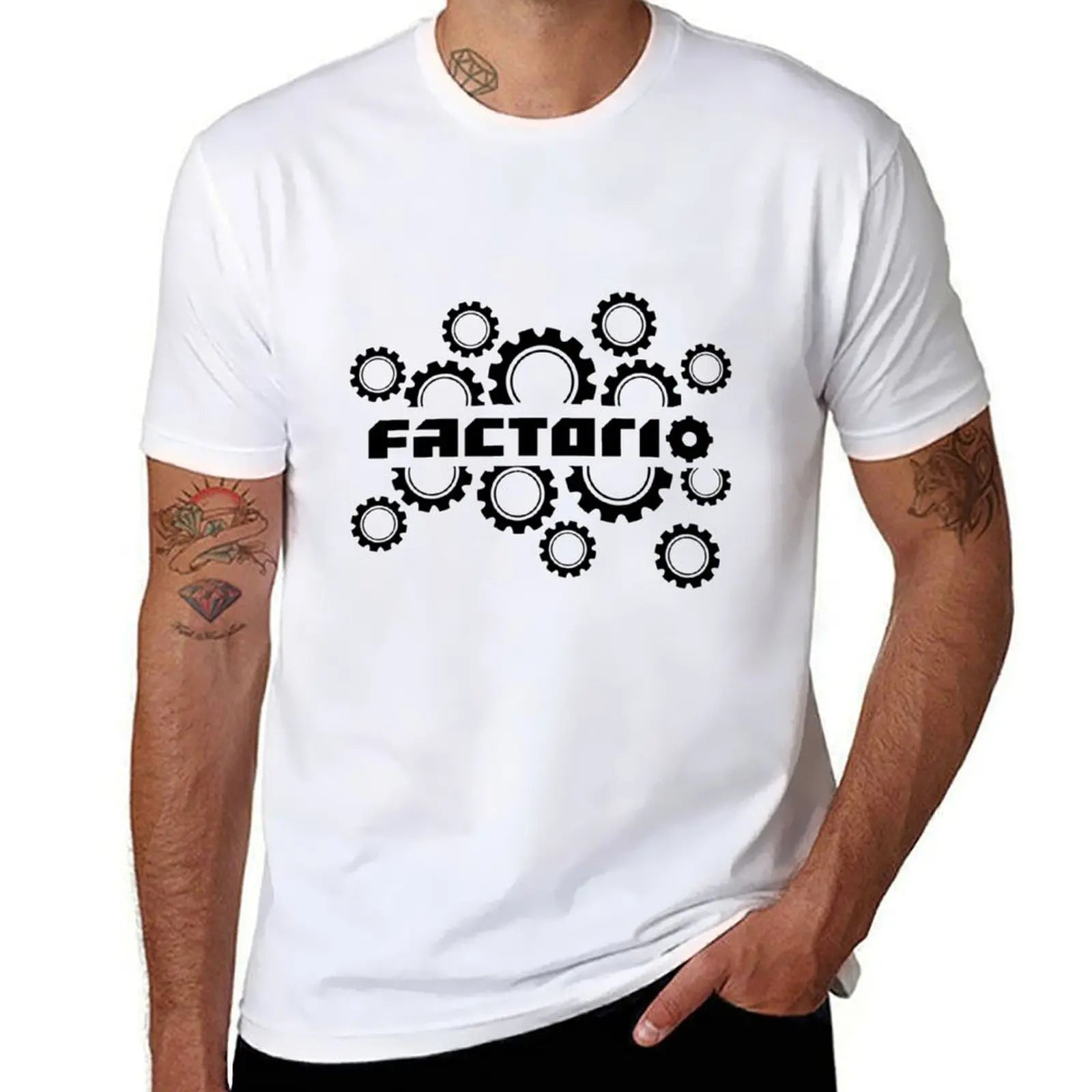 T-Shirt shirts man shirt t Design t heavy cotton shirts T-Shirt cotton graphic mens man t Factorio