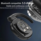 Sports Wireless Ear Hook Headphones HD Noise Reduction Air Conduction Headphones High-fidelity Natural Sound Quality