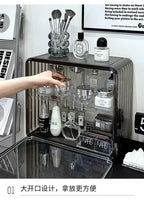Desktop Cosmetics Acrylic Storage Box Dust-proof Transparent Bedroom Dresser Lipstick Skin Care Products